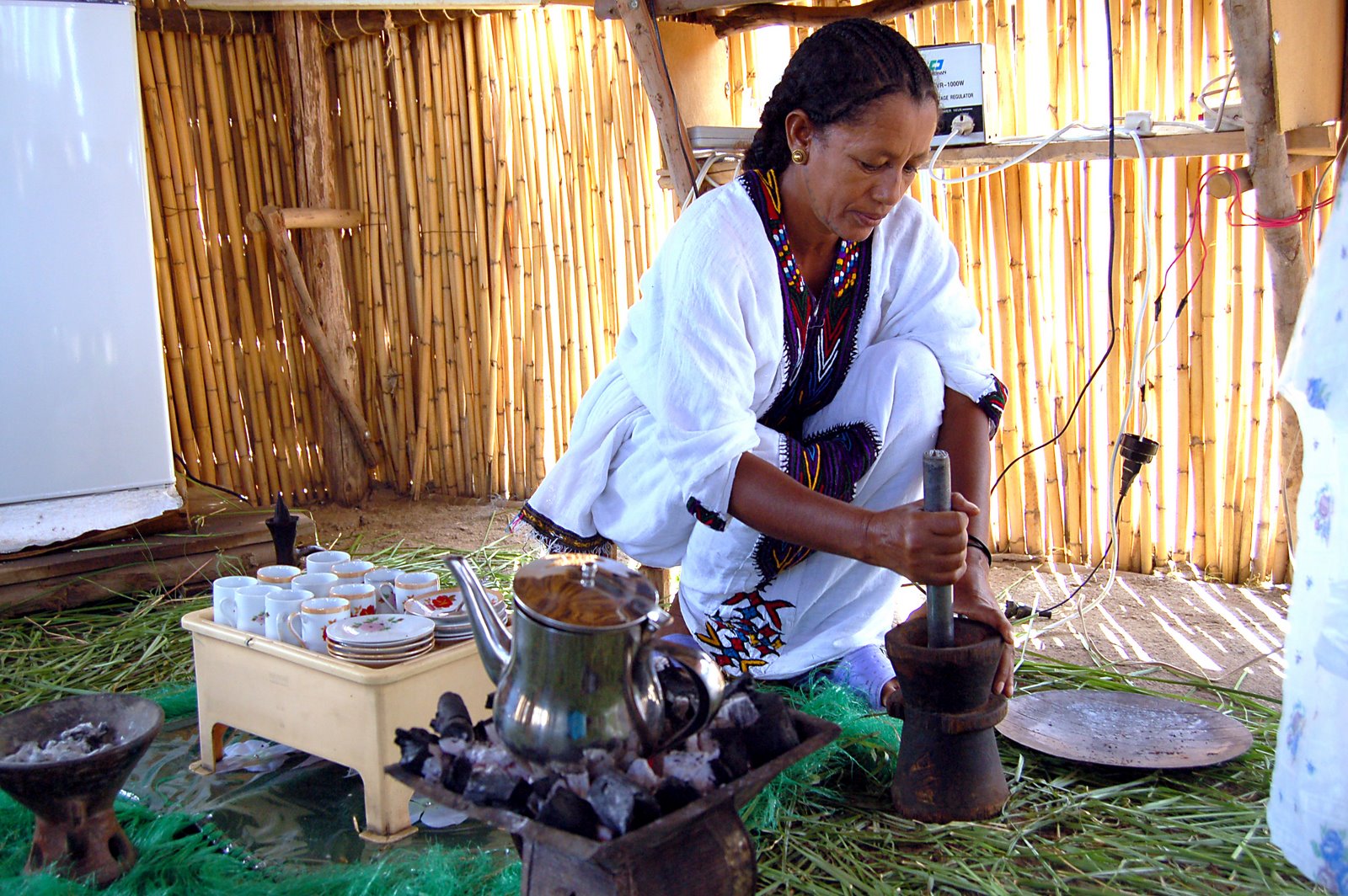 Etiopie kolébka kávy - ritual