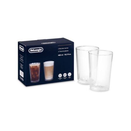 Dvoustěnné termoizolační sklenice De'Longhi 480 ml