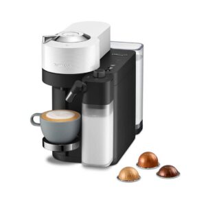 Automatický kávovar Delonghi Vertuo Lattissima v bílé barvě