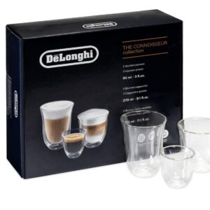 Kolekce sklenic na kávové speciality Delonghi Connoisseur