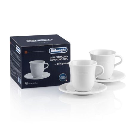 Porcelánové šálky na cappuccino De'Longhi DLSC309 – sada 2 ks