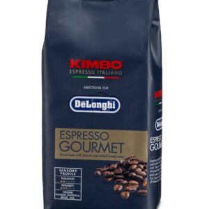 Zrnková káva Kimbo for De'Longhi Gourmet 80 % Arabica 20 % Robusta 250 g