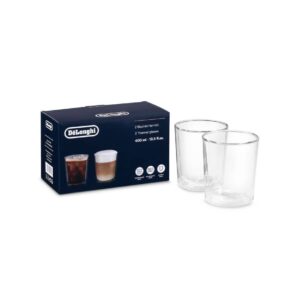 De'Longhi Termoizolační dvoustěnné sklenice 400 ml sada 2 ks DLSC318